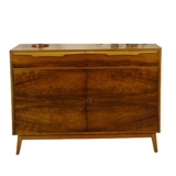 Vintage dark wood sideboard with drawers