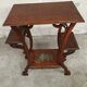 Table desserte art nouveau noyer