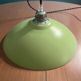 Pastel green metal pendant light