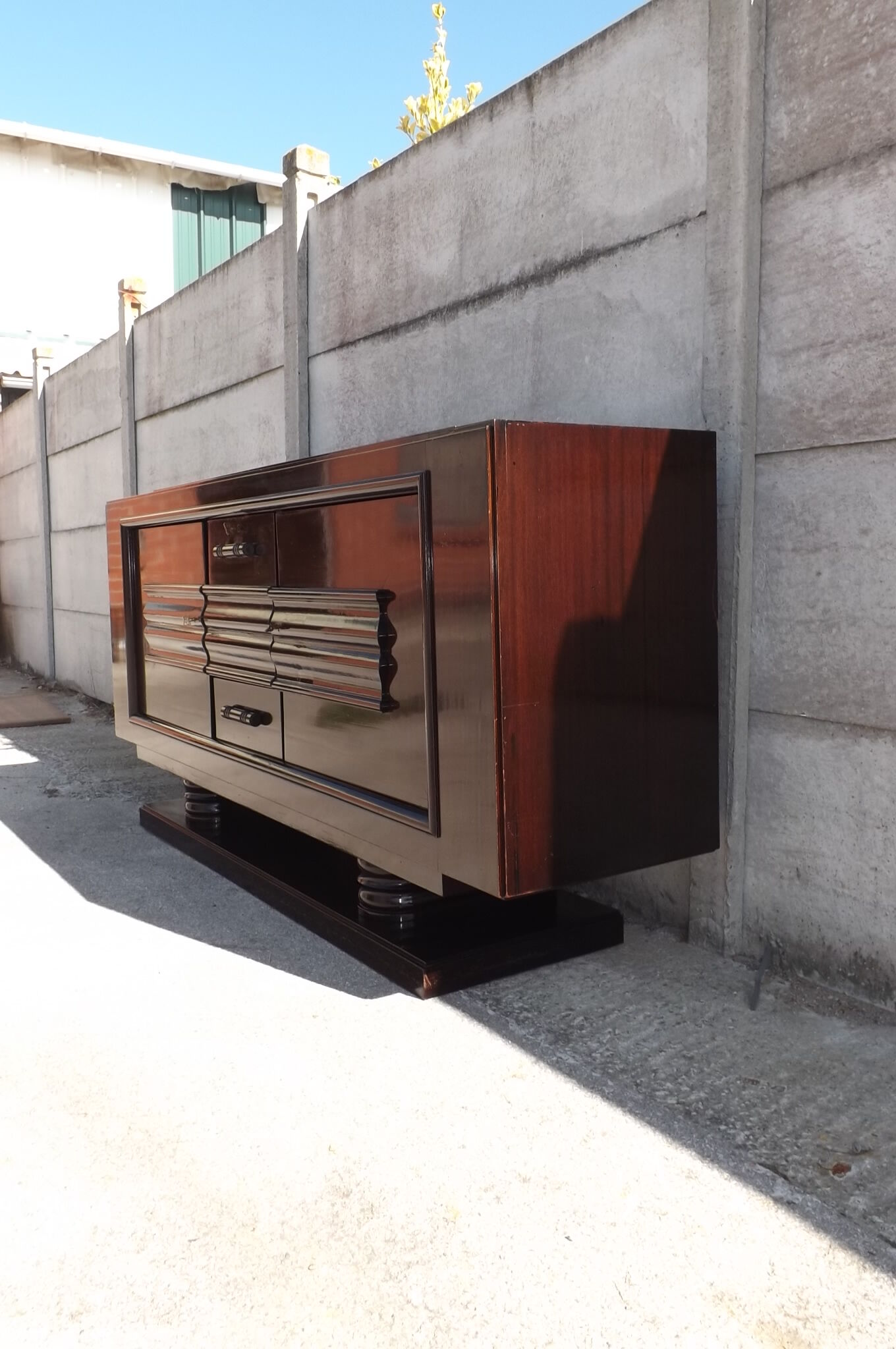 Mahogany buffet by Gaston Poisson, 1925-1930