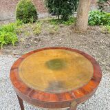Living Room Table, Mahogany Pedestal Table, Directoire Period, 18th Century