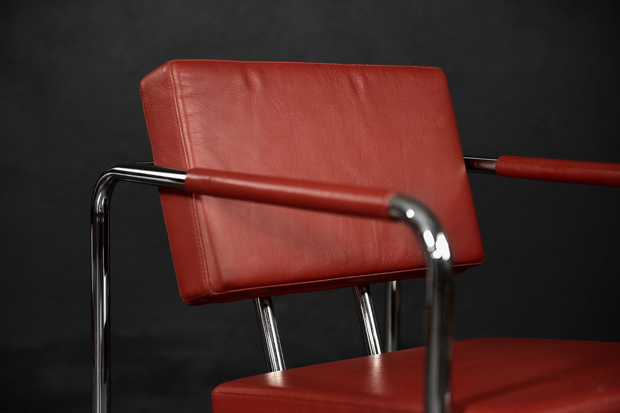 Fauteuils scandinaves bauhaus chrome