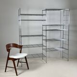 Étagère modulable en métal par niels gammelgaard, 1980s