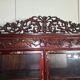 Asia 19th century: Ancient lacquer library, richly carved and decorated.