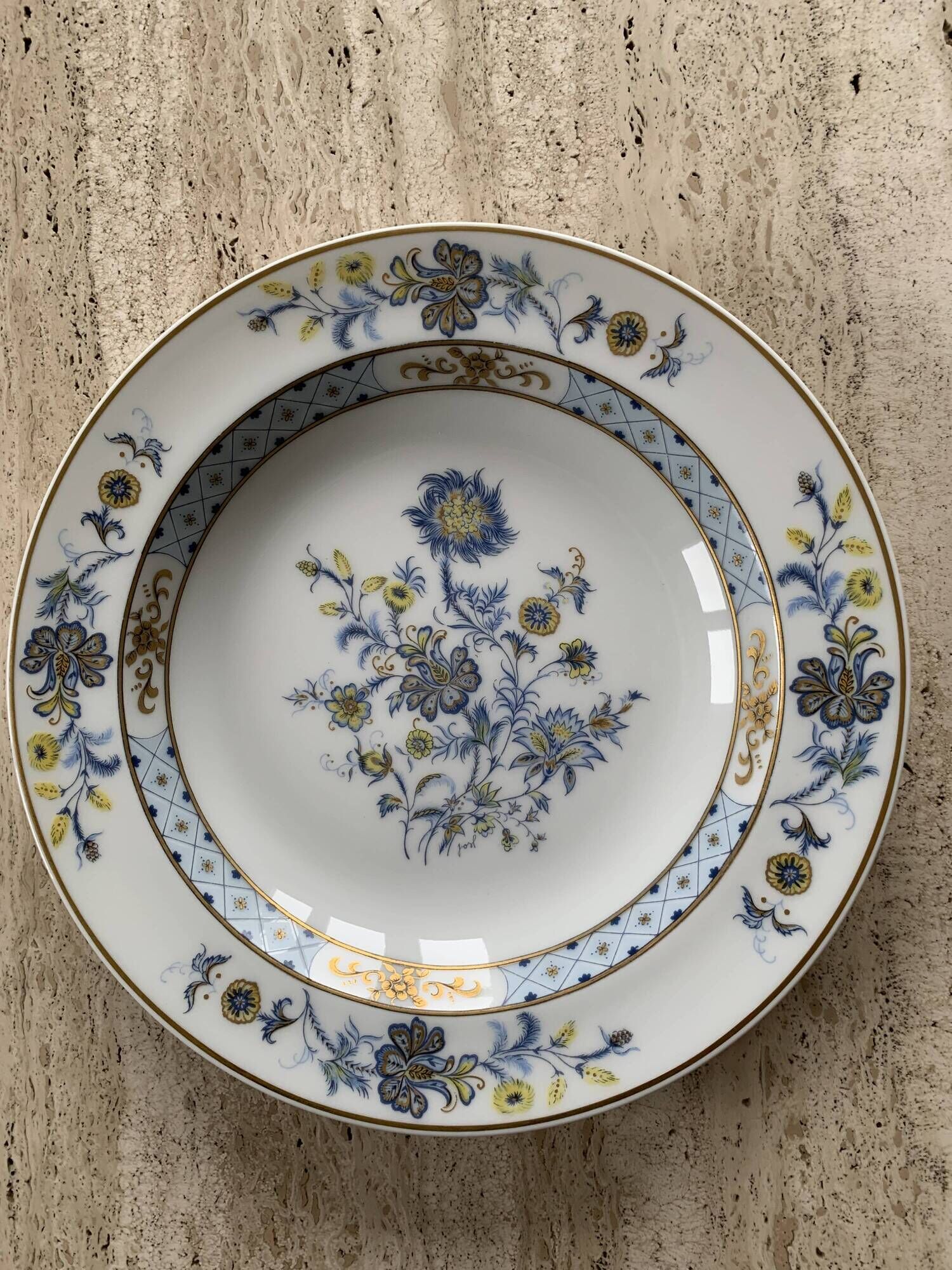 Service de table Jammet Seignolles bleu ming