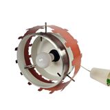 VEB Metalldrücker Halle - hanglamp - Oost-Duitsland - voormalige DDR - Spac