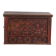 Wedding chest in pine with painted tulips – Central Europe, 1891
