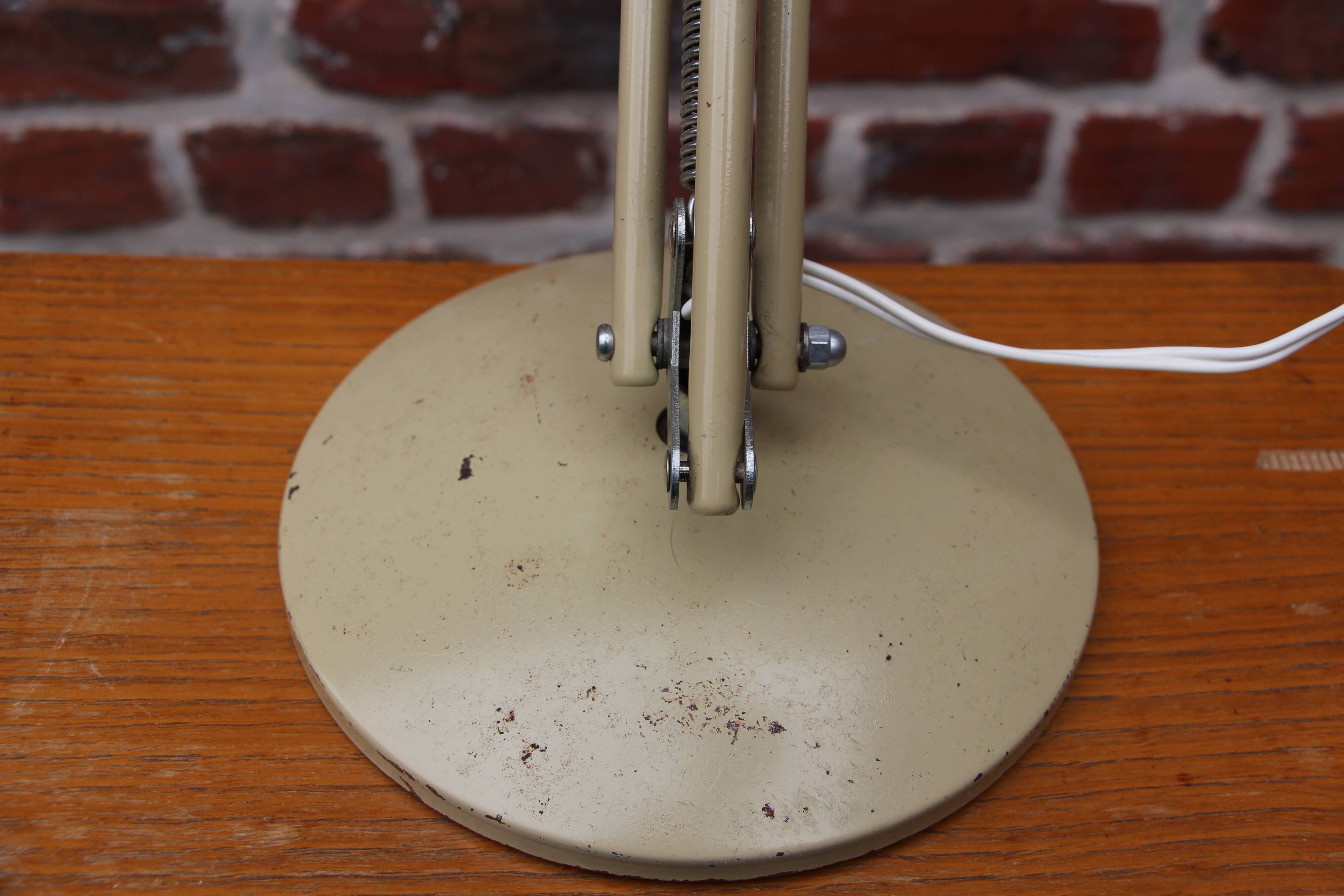 Vintage articulated ivory lamp 60