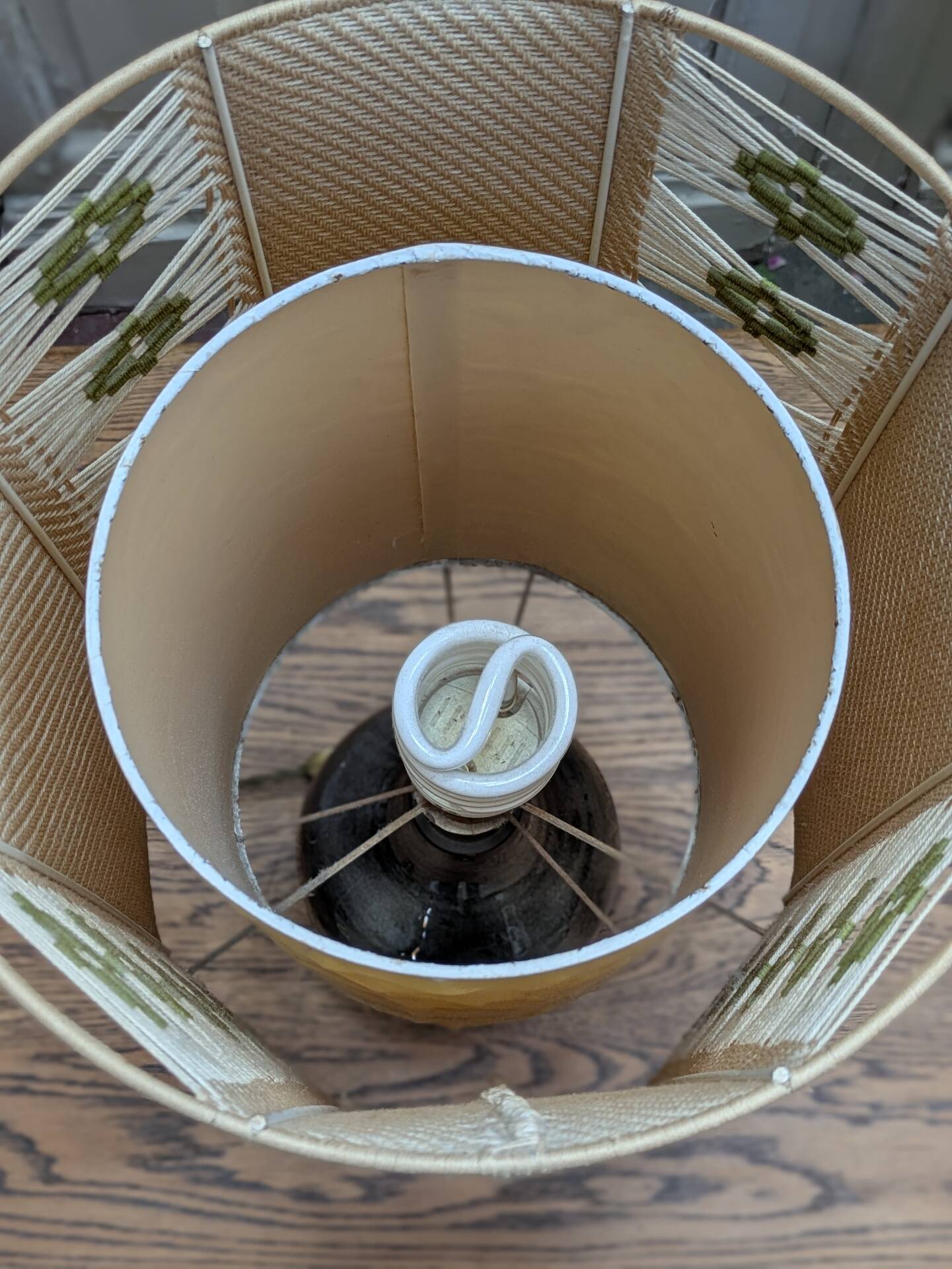 Lampe céramique vintage