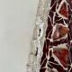 XL "stained glass" wall sconce, glass and cement, Sweden 1950