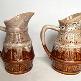 Pair of vintage pitchers