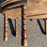 Small coffee table in turned wood