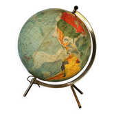 Globe terrestre lumineux TARIDE verre 1966