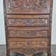 Vitrine commode bonnetière normande du XIXème