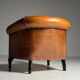 Ensemble de 2 fauteuils club en peau de mouton