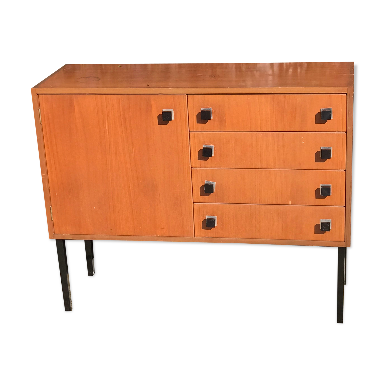 Commode vintage en teck par Combineurop, 1950