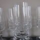 12 crystal champagne flutes