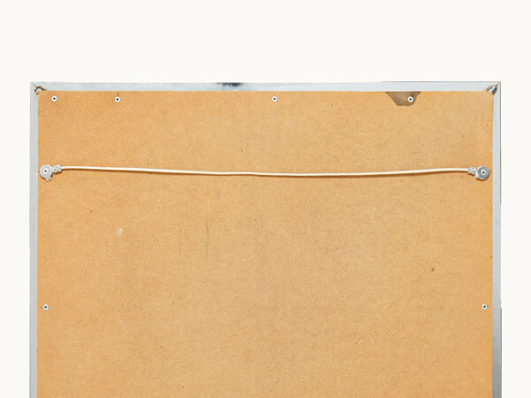 Miroir chrome laiton Belgo Chrome 1970