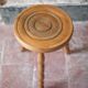 Vintage stool, wooden stool, tripod stool, accent chair