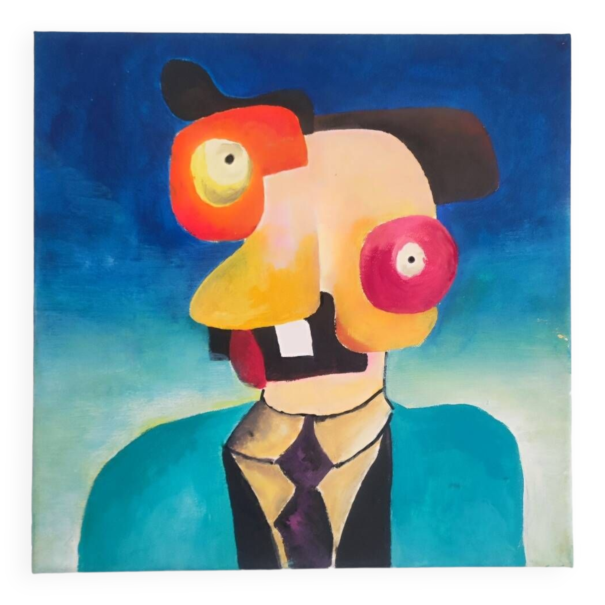 Abstract monster painting