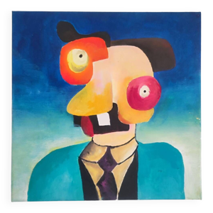 Peinture monstre abstrait