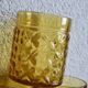 Lot de 6 verres ambré vintage