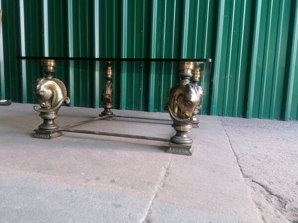 Table basse tête de cheval