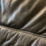 “Polhem” two-seater leather bench by Tord Björklund for IKEA 1980