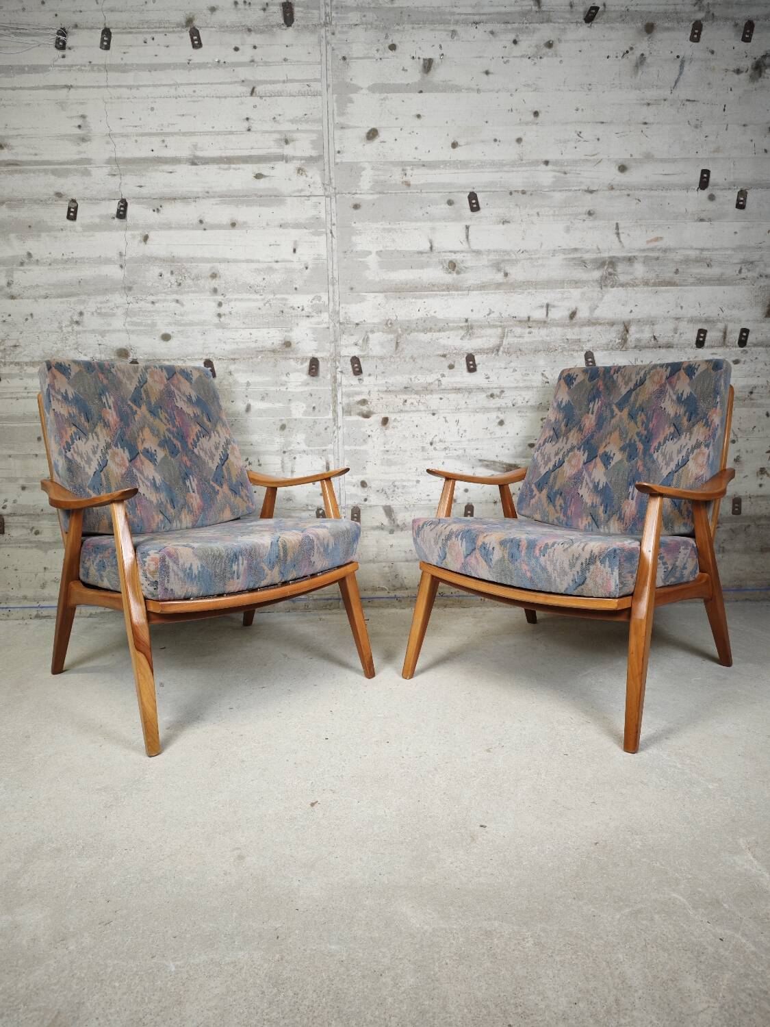 Pair of vintage armchairs