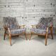 Paire de fauteuils vintage