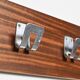 Wall coat rack and lights by Pierre Guariche for La Plagne, around 1968.
