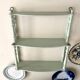 Étagère murale 3 tablettes en bois bleu ciel