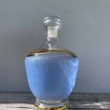 Flacon en verre sablé Art déco
