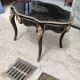 Table desk middle marquetry called "Boulle" napoleon III era