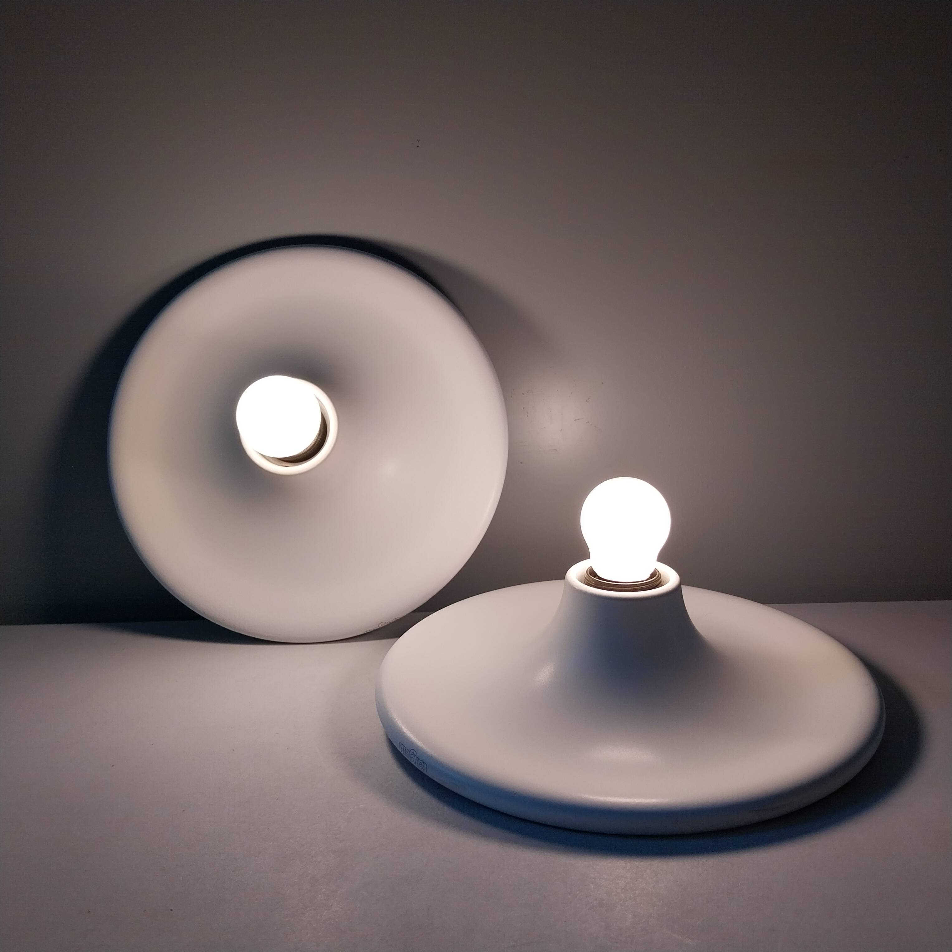 Italian design wall lamps Targetti - 70's