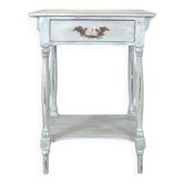Table de chevet réchampie style Louis Philippe