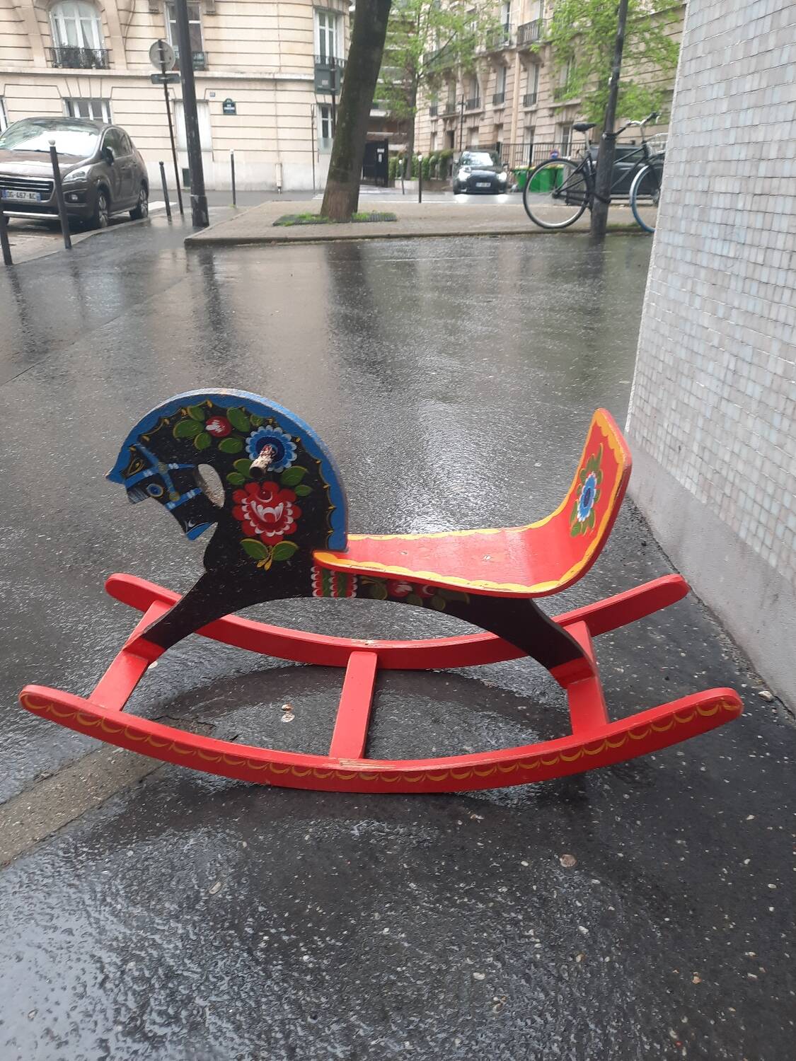 Vintage rocking horse