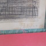 Signed lithograph of Carzou numbered