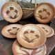 Stoneware dessert plates