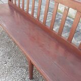 Oak station bench 2m80