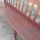 Banc de gare en chêne 2m80