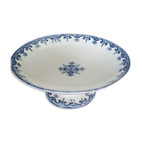 19th-century Rouen earthenware compotier