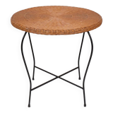 Table en rotin tressé