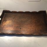 Old wooden tray
