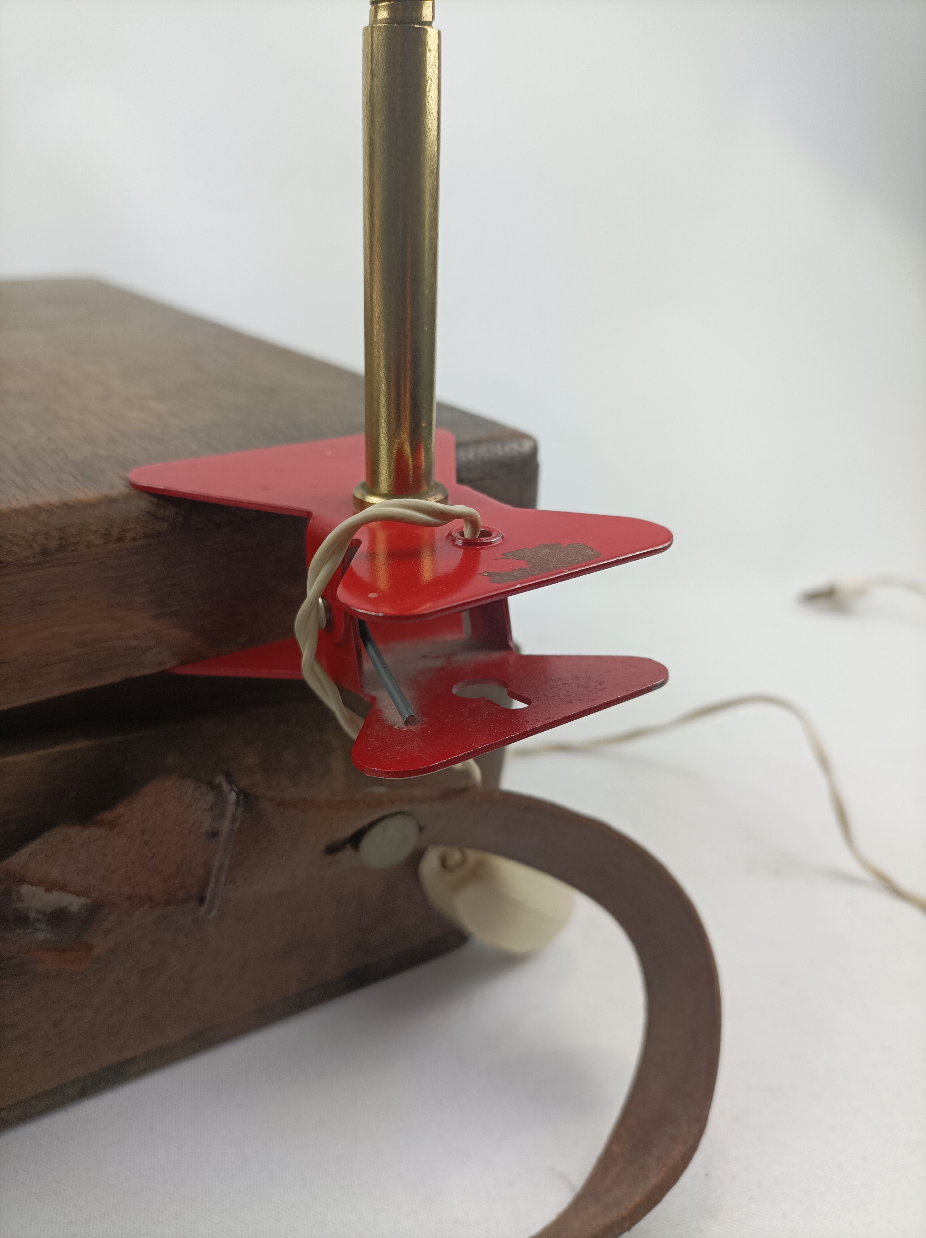 Bedside desk lamp " aluminor " year 60