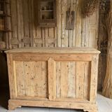 Old solid pine counter