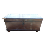 old walnut chest