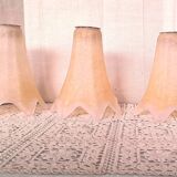 Suspensions Lustre ceiling light Opaline glass France POP 1960 Decoration reduced