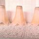 Suspensions Lustre ceiling light Opaline glass France POP 1960 Decoration reduced