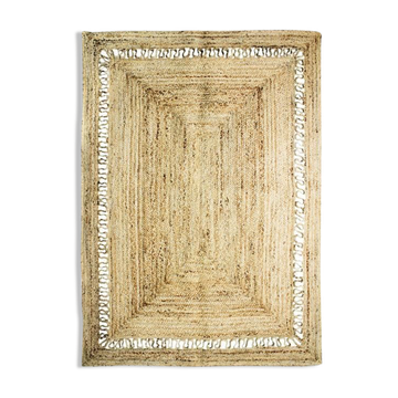 Wavy jute rug 120x170 cm